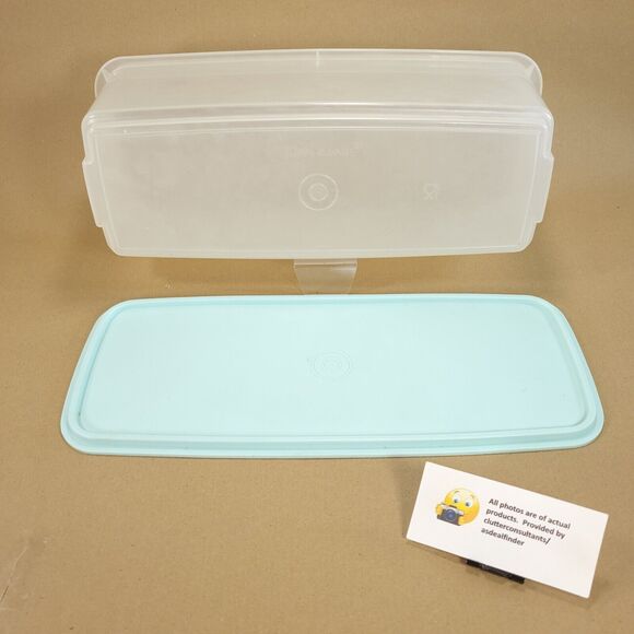 Tupperware Bundle #782 Vegetable Crisper #312 Square Round #670 Sandwich Keeper - Picture 4 of 9